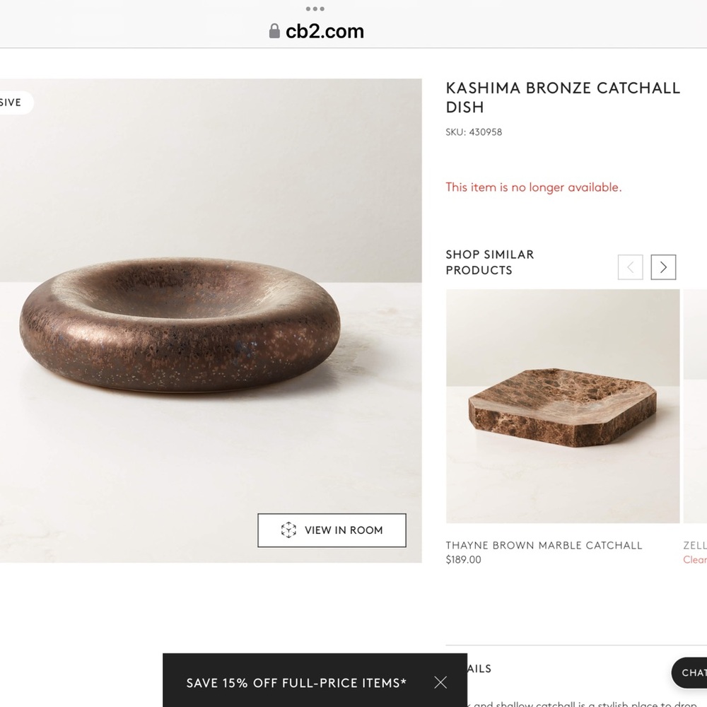 Kashima Bronze Catchall Dish